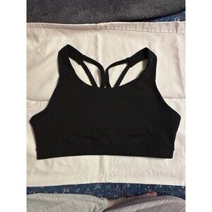 Old Navy Active Sports Bra XL Wireless Black Burgundy bundle of 2